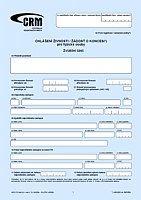 Crm jednotný registrační formulář